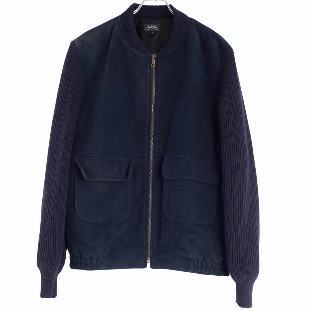 A.P.C - アーペーセー A.P.C ジャケット ブルゾン 中綿入り ニット