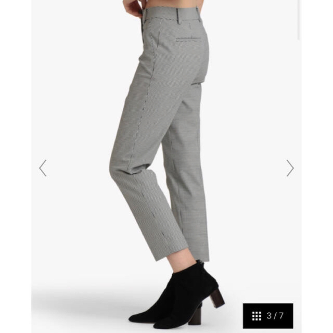 theory luxe センタープレスクロップドパンツ サイズ32 チェック柄