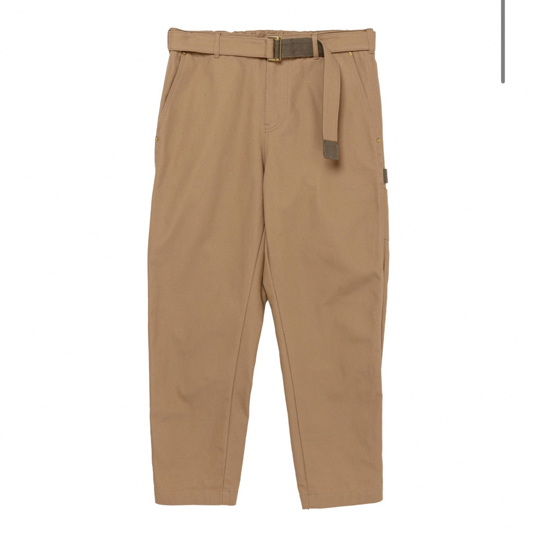 Men's Khaki Flame-Resistant Loose Fit Midweight Canvas Pant