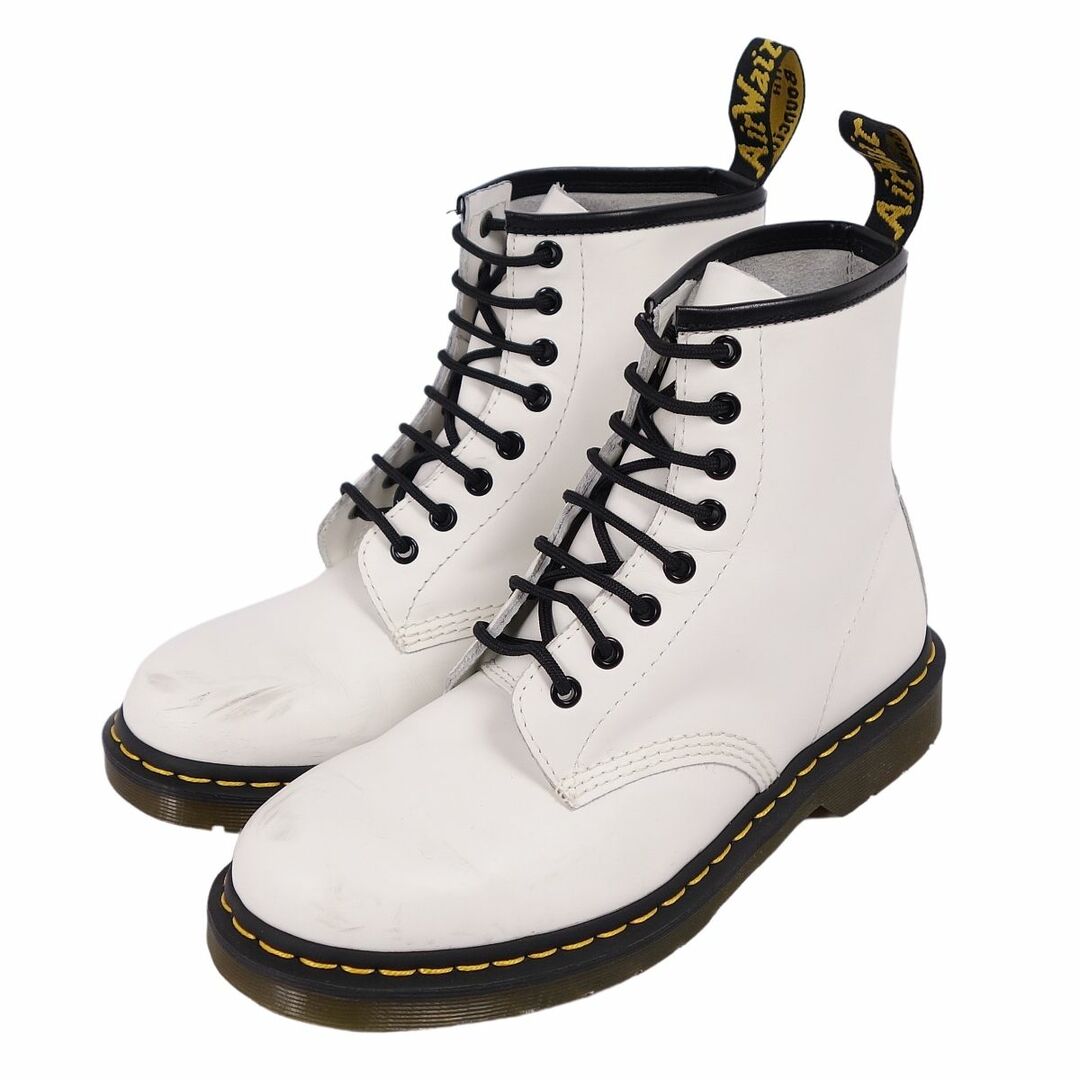 ドクターマーチン Dr.Martens ブーツ ショートブーツ 1460 8ホール スムースレザー シューズ メンズ UK7 US8 EU41(26cm相当) ホワイト