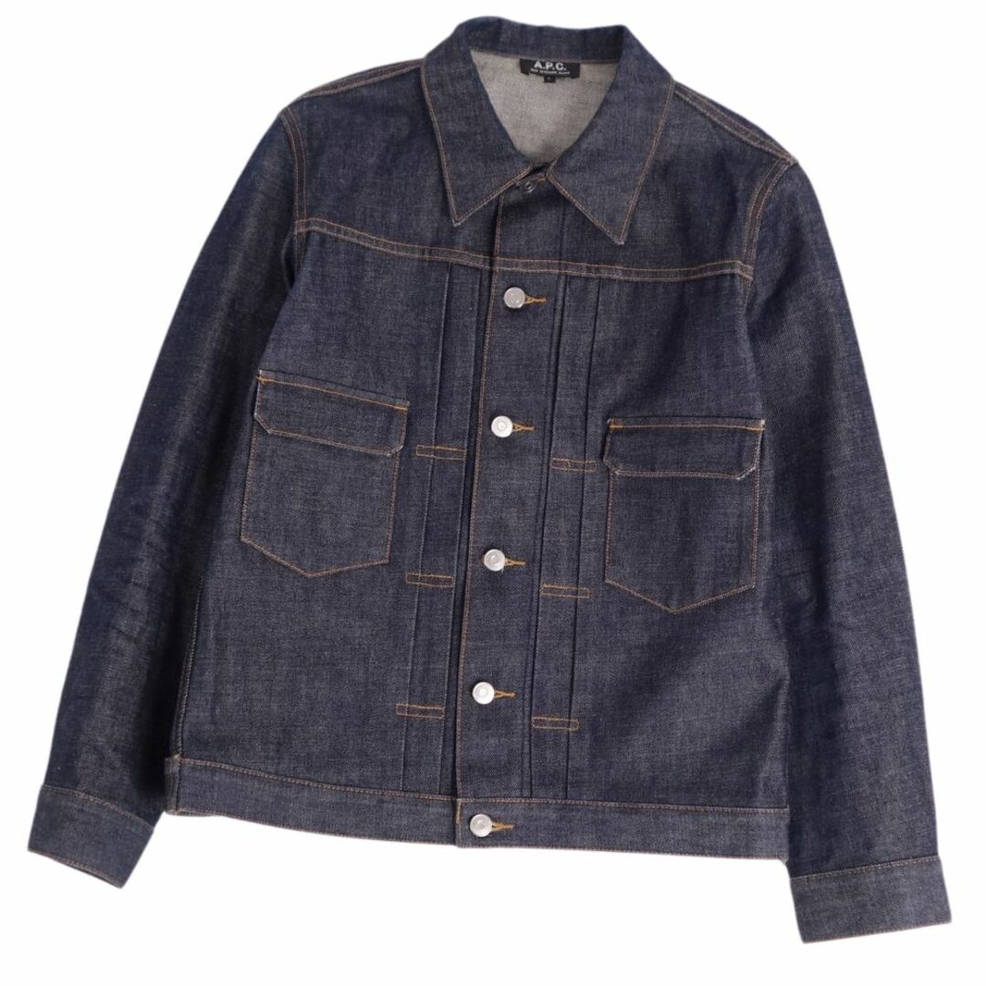 A.p.c スタンドカラー　コットンデニムジャケット