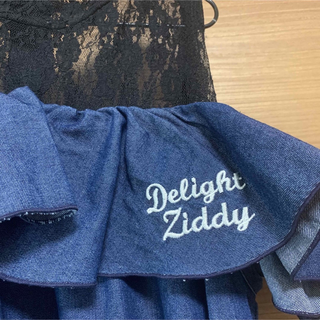 ZIDDY(ジディー)のZIDDY/オールインワン150cm/肩出し/レース/デニム キッズ/ベビー/マタニティのキッズ服女の子用(90cm~)(ワンピース)の商品写真