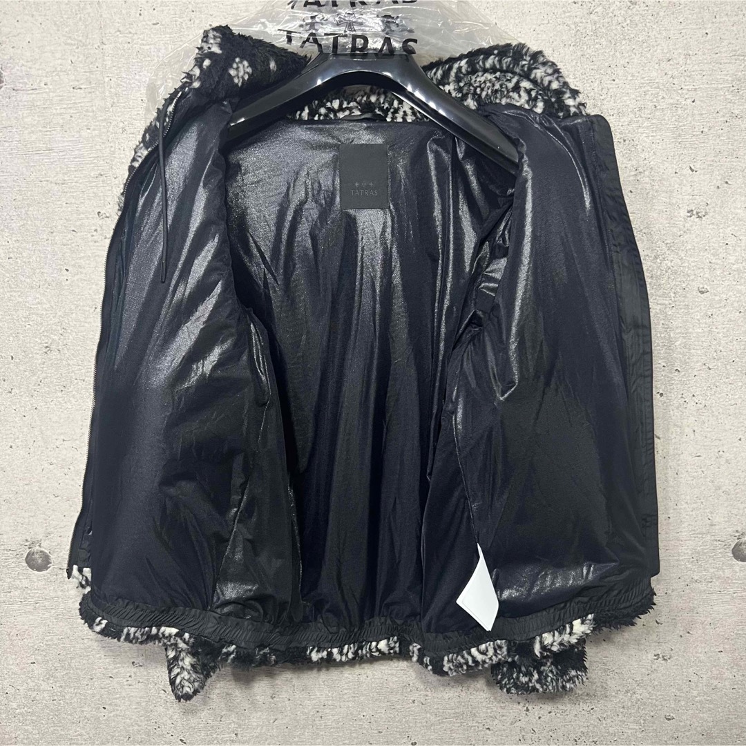 TATRAS - 新品 タトラス ボアジャケット ボアブルゾン ブラック TATRAS - 新品 タトラス ボアジャケット ボアブルゾン ブラック