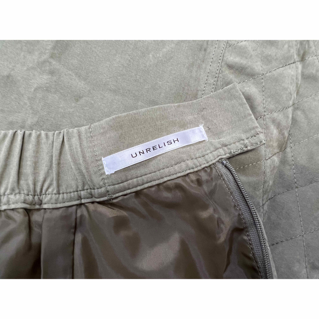 UNRELISH(アンレリッシュ)のUNRELISH  キルティングスカート レディースのスカート(ロングスカート)の商品写真
