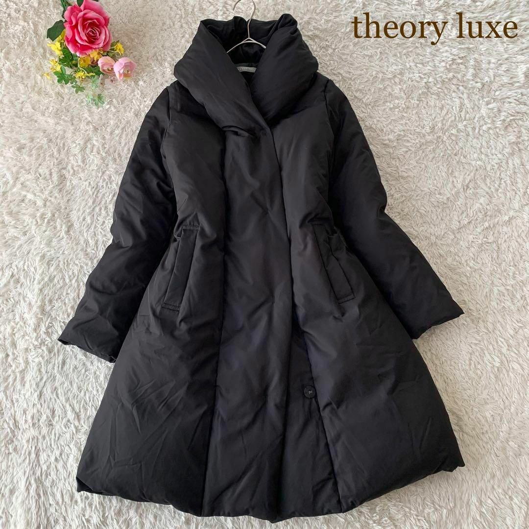 theory luxe セオリーリュクス　グレー　ロング　ダウンコートサイズ36