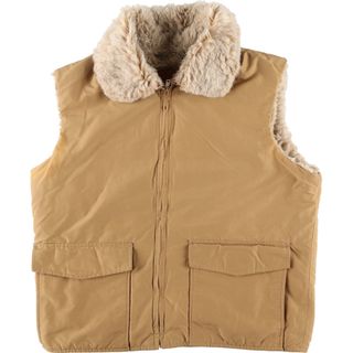 ウールリッチ(WOOLRICH)の古着 70年代 ウールリッチ WOOLRICH ウルフベスト ファーベスト メンズM ヴィンテージ /eaa373429(ベスト)