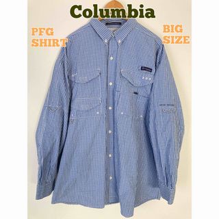 コロンビア(Columbia)のColumbia PFGシャツ　長袖シャツ　フィッシングシャツ　ギンガムチェック(シャツ)