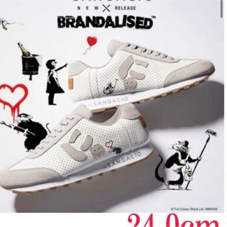 ニューバランス(New Balance)のにゅ～ずMOM『via SANGACIO×BRANDALISED』バンクシー(スニーカー)