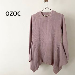 オゾック(OZOC)のOZOC オゾック　長袖　トップス　アシンメトリー(カットソー(長袖/七分))