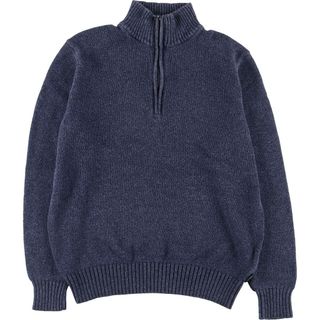 カルバンクライン(Calvin Klein)の古着 カルバンクライン Calvin klein コットンニットハーフジップセーター メンズM /eaa373400(ニット/セーター)