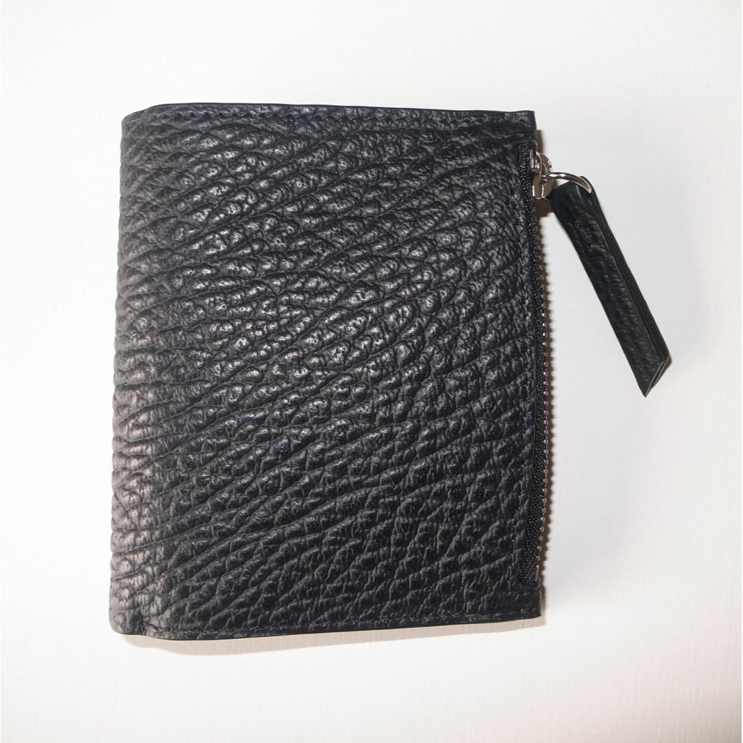 マルジェラ 財布 wallet grain leather black 23AW