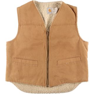 カーハート(carhartt)の古着 80~90年代 カーハート Carhartt ダック地ベスト USA製 メンズXL ヴィンテージ /eaa373461(ベスト)