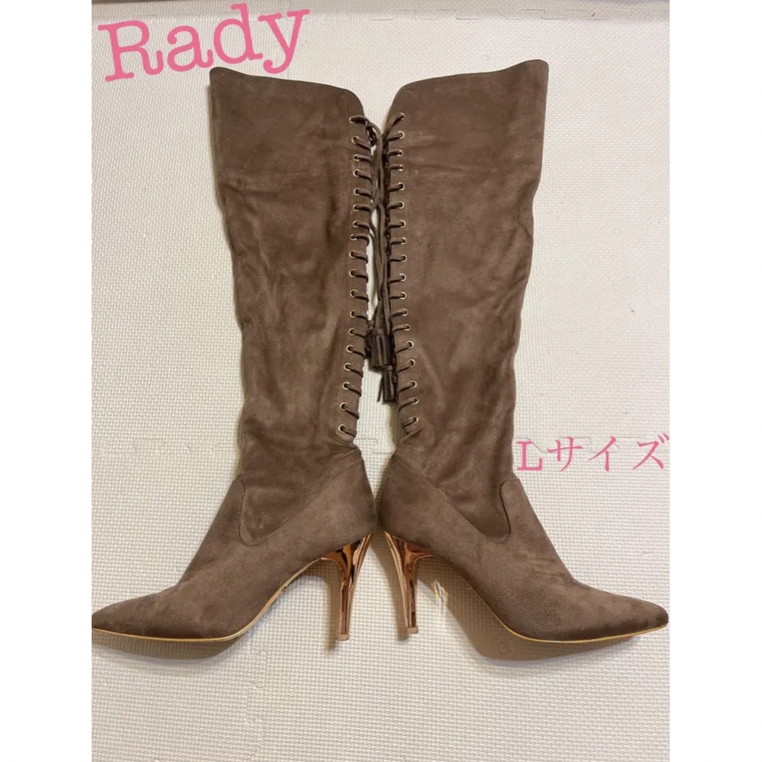 Rady(レディー)のRady《定価20350円》レースアップ ニーハイブーツ Lサイズ 24.5 レディースの靴/シューズ(ブーツ)の商品写真