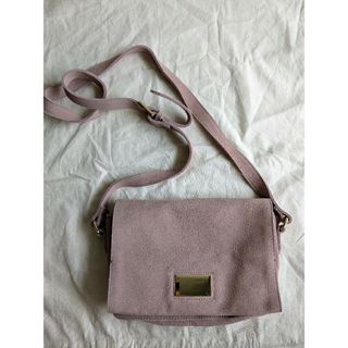 ザラ(ZARA)のZARAザラ　ショルダーバッグ　スエード　ピンク(ショルダーバッグ)