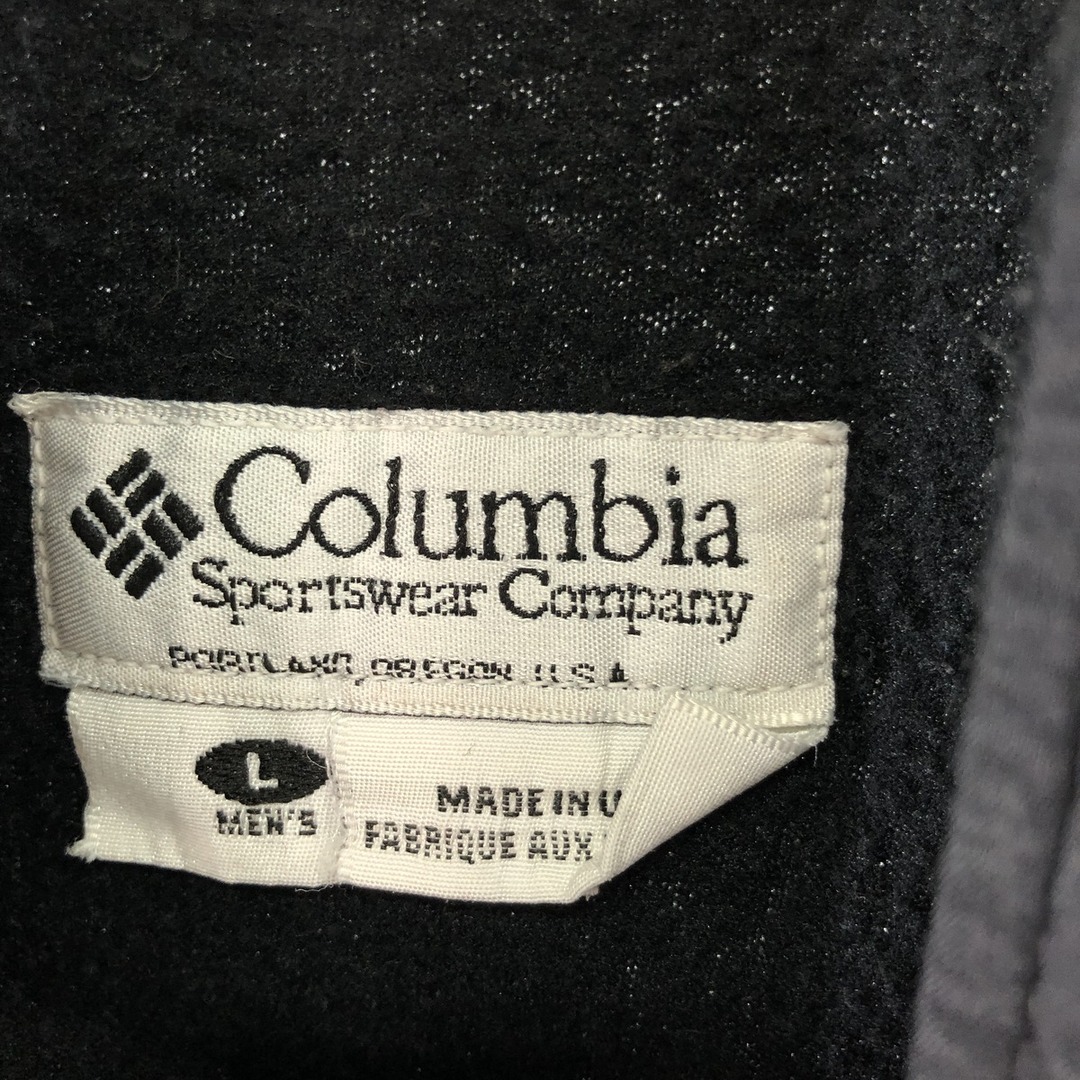 コロンビア Columbia ハーフスナップ フリースプルオーバー メンズL /eaa364180