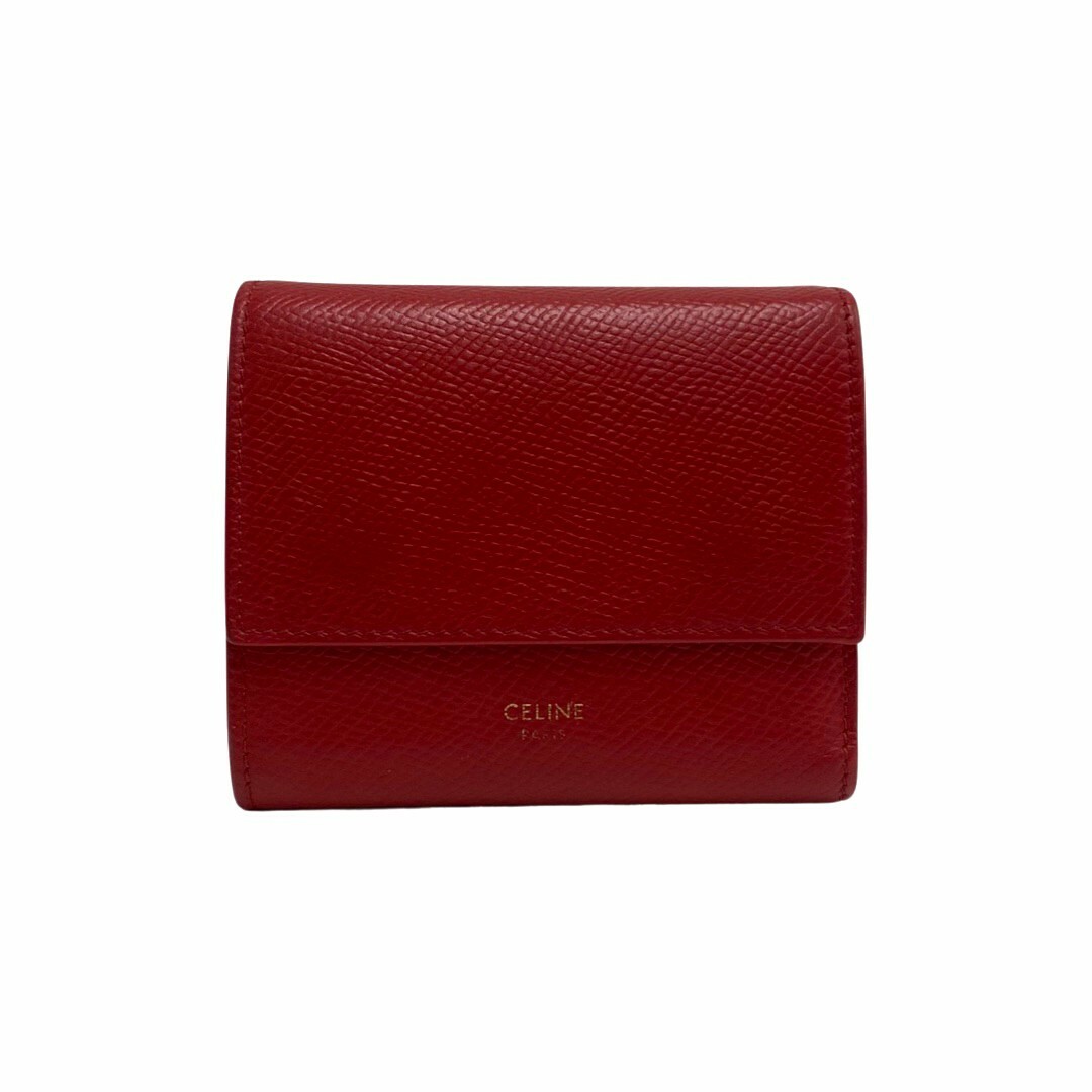 celine - 極 美品 CELINE セリーヌ スモール トリフォールドウォレット
