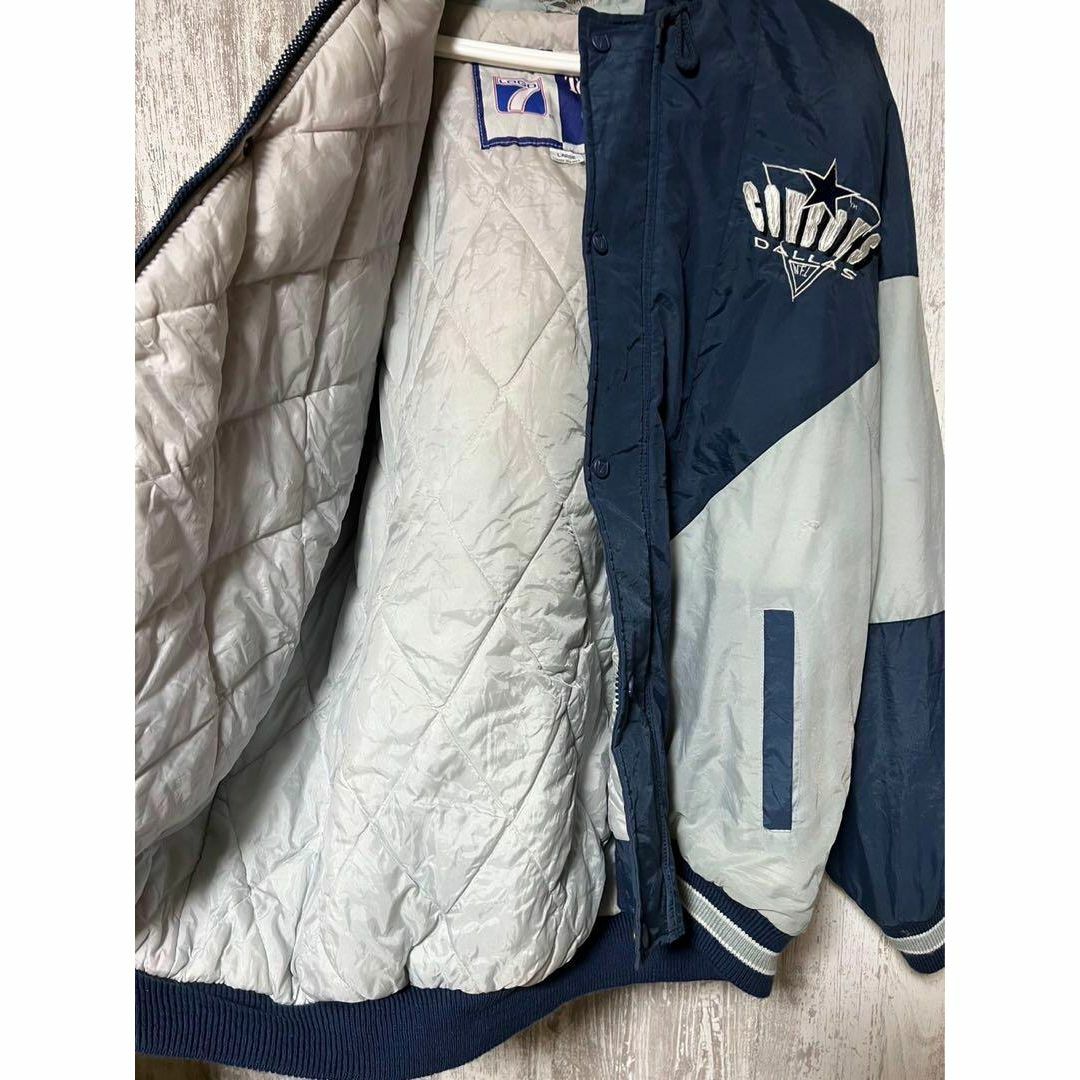 中綿ジャケット NFL DallasCowboys スタジャン LOGO7 古着