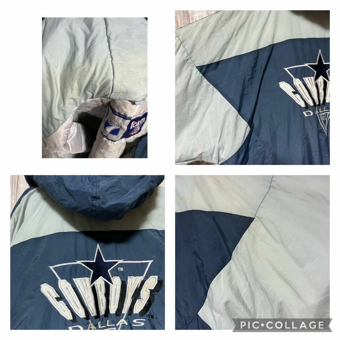 中綿ジャケット NFL DallasCowboys スタジャン LOGO7 古着
