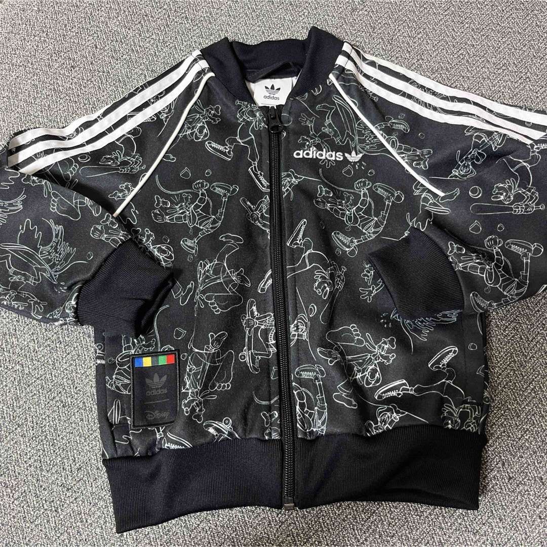 adidas(アディダス)のアディダス   ミッキー   ジャージ   トップス  90センチ キッズ/ベビー/マタニティのキッズ服男の子用(90cm~)(ジャケット/上着)の商品写真