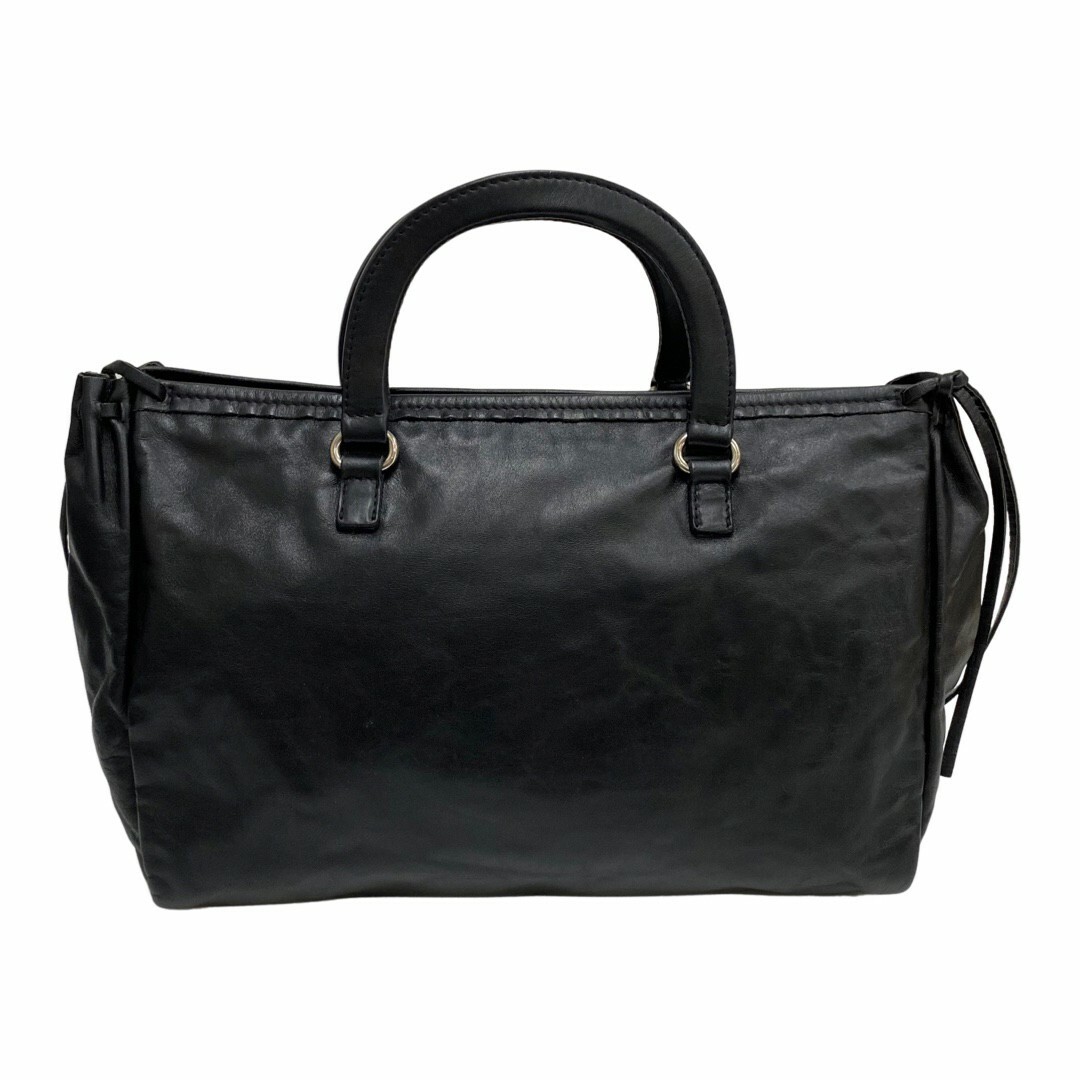 PRADA - 極 美品 希少品 PRADA プラダ 三角ロゴ 金具 ナッパレザー 本