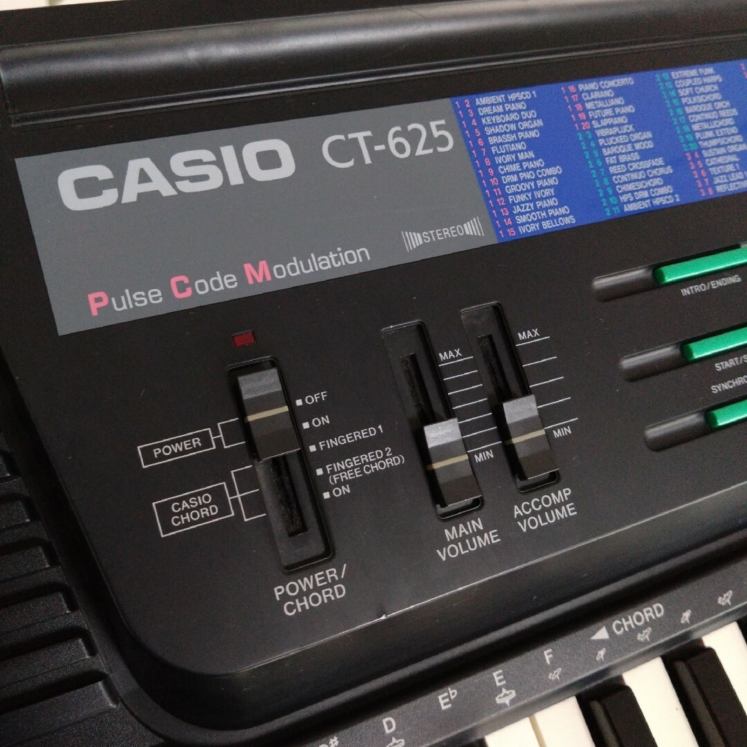 CASIO カシオ CT-625 電子ピアノ 61鍵盤 一式 - キーボード/シンセサイザー