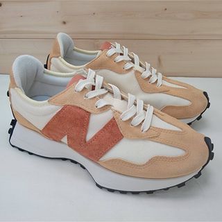 ニューバランス(New Balance)のニューバランス MS327 WC  ベージュ/ブラウン 24㎝(スニーカー)