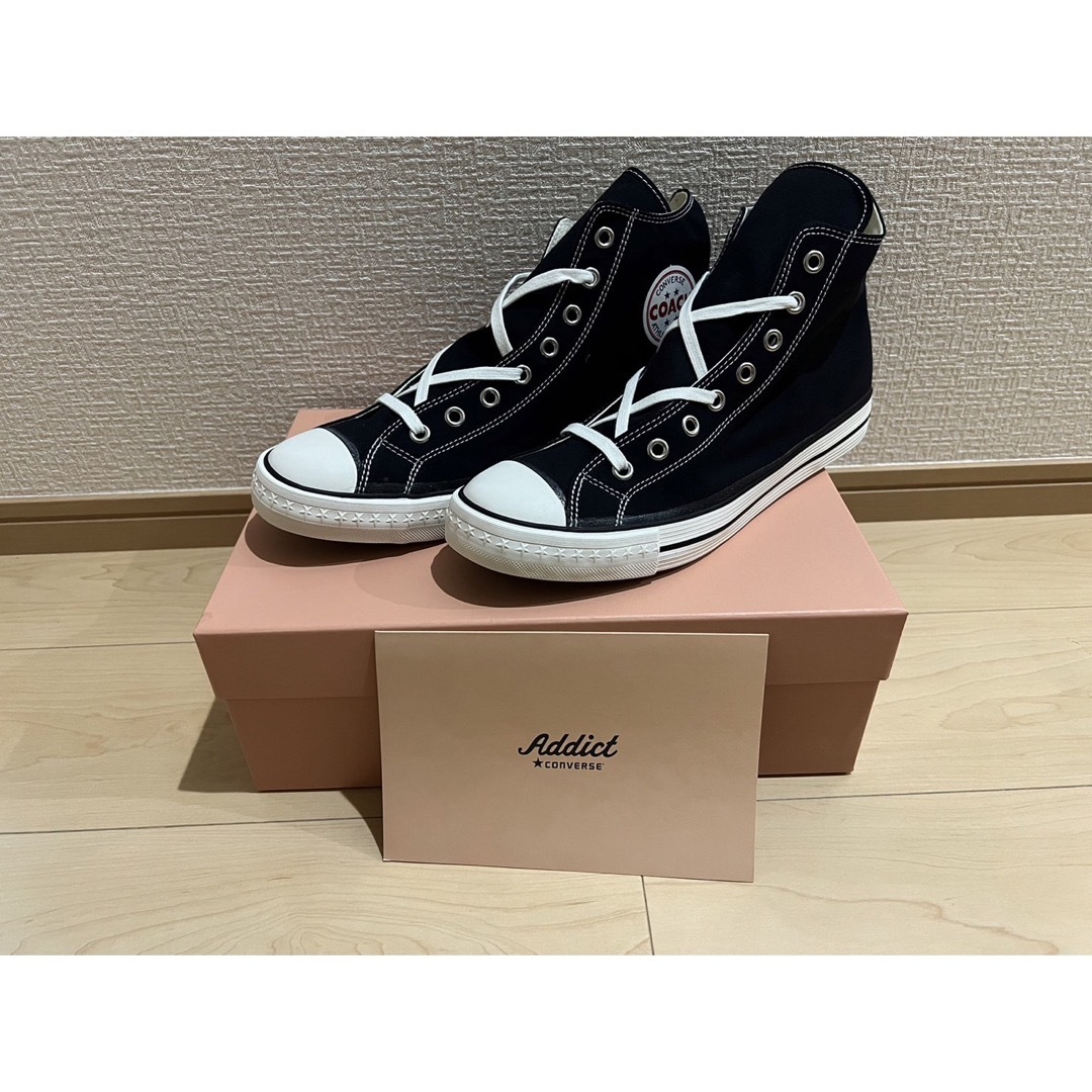 29.0cm converse addict coach 黒　チャックテイラー