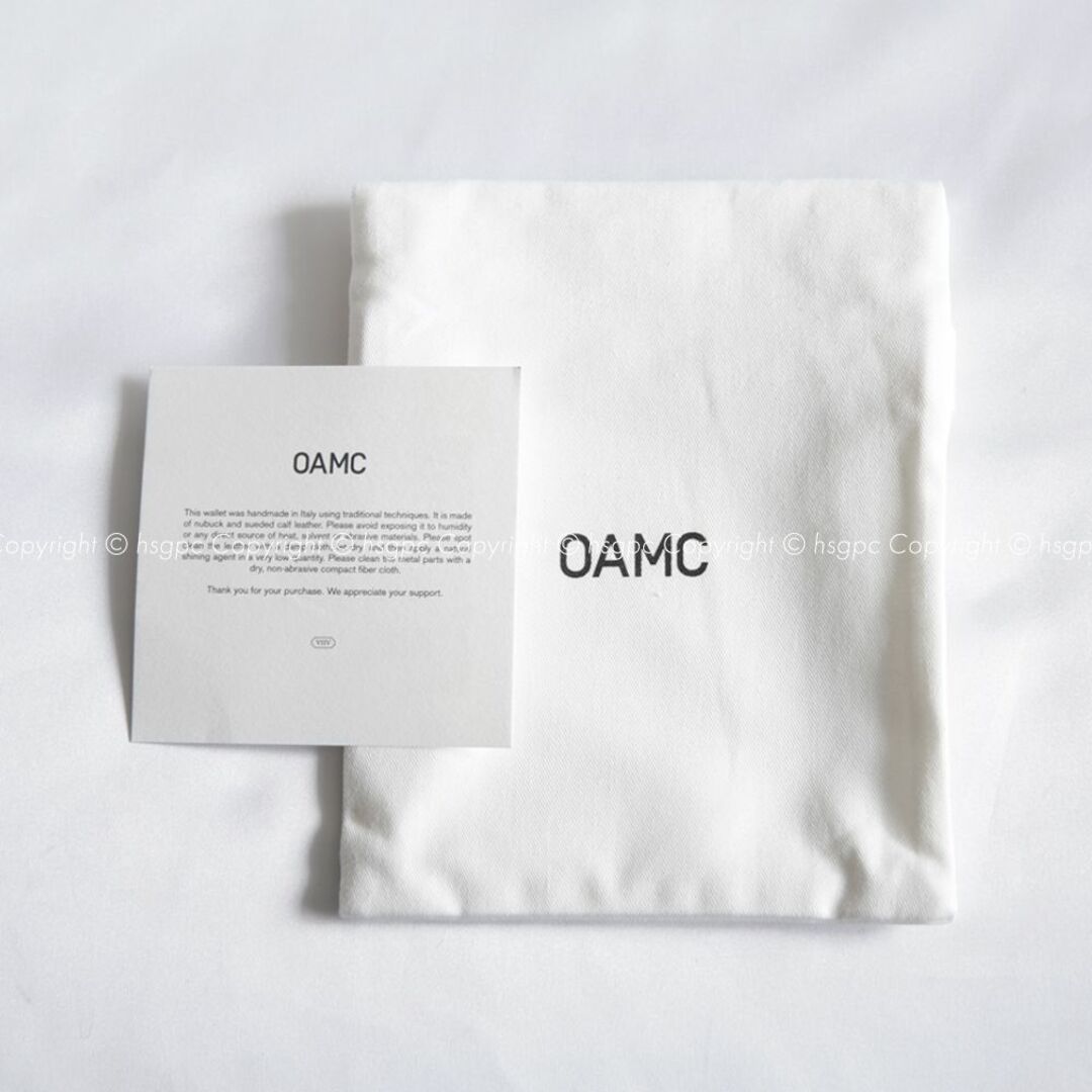 【定価6.6万】OAMC コンビレザー システム ウォレット 折り財布 ロゴ 5