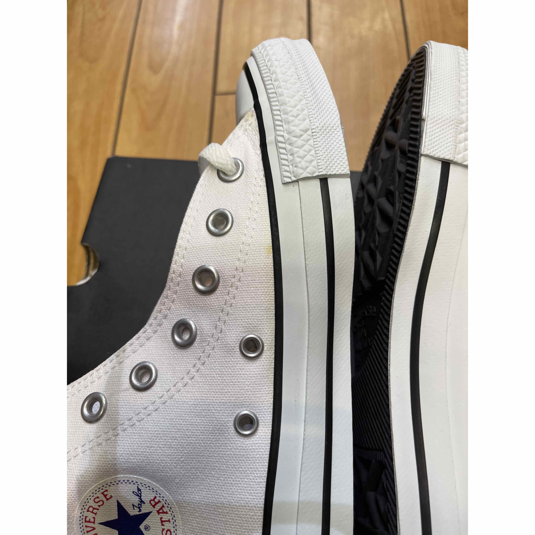 CONVERSE コンバース　オールスター　ロゴテープ　ハイ　ホワイト 7