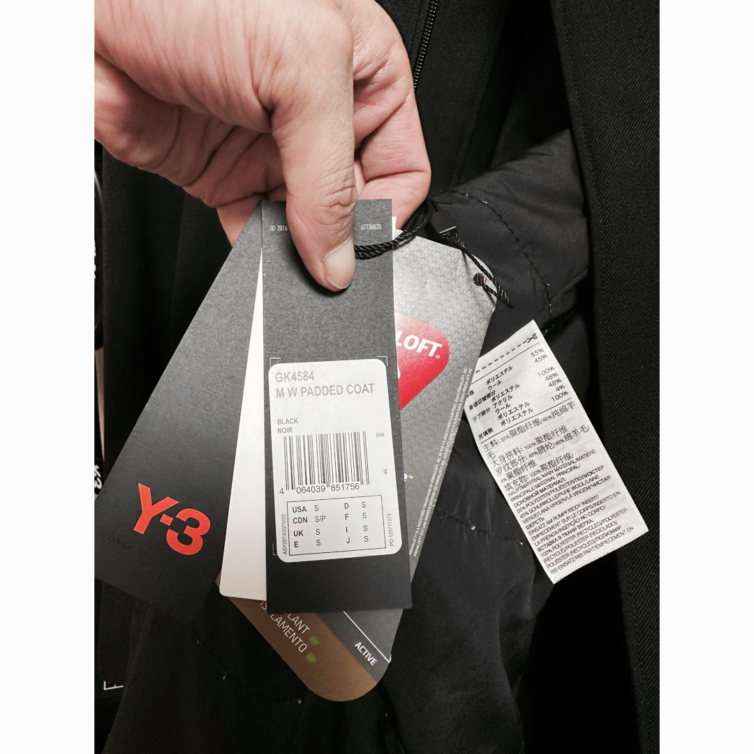 Y-3ワイスリー CLASSIC WINTER WOOL PADDED COAT