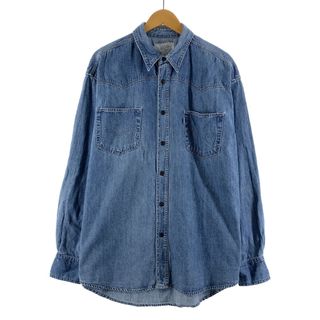 リーバイス(Levi's)の古着 リーバイス Levi's 長袖 ボタンダウンデニムシャツ メンズL /eaa373748(シャツ)