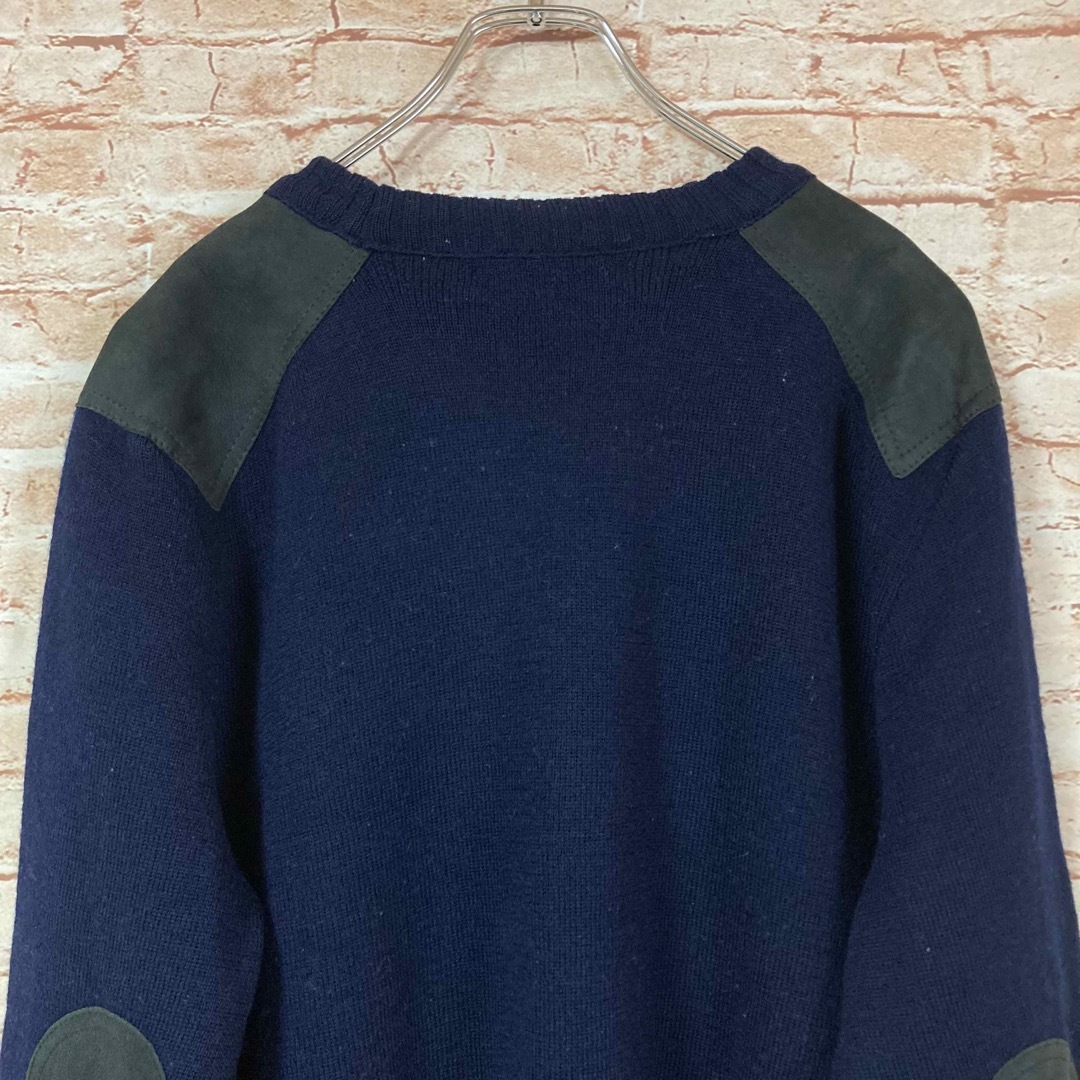 BURBERRY(バーバリー)のバーバリーズ BURBERRYS ニット セーター ロゴ刺繍 長袖 90s L メンズのトップス(ニット/セーター)の商品写真