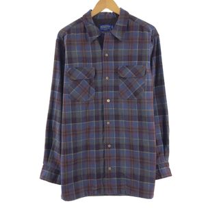 ペンドルトン(PENDLETON)の古着 ペンドルトン PENDLETON ボードシャツ ウールボックスシャツ メンズM /eaa370650(シャツ)