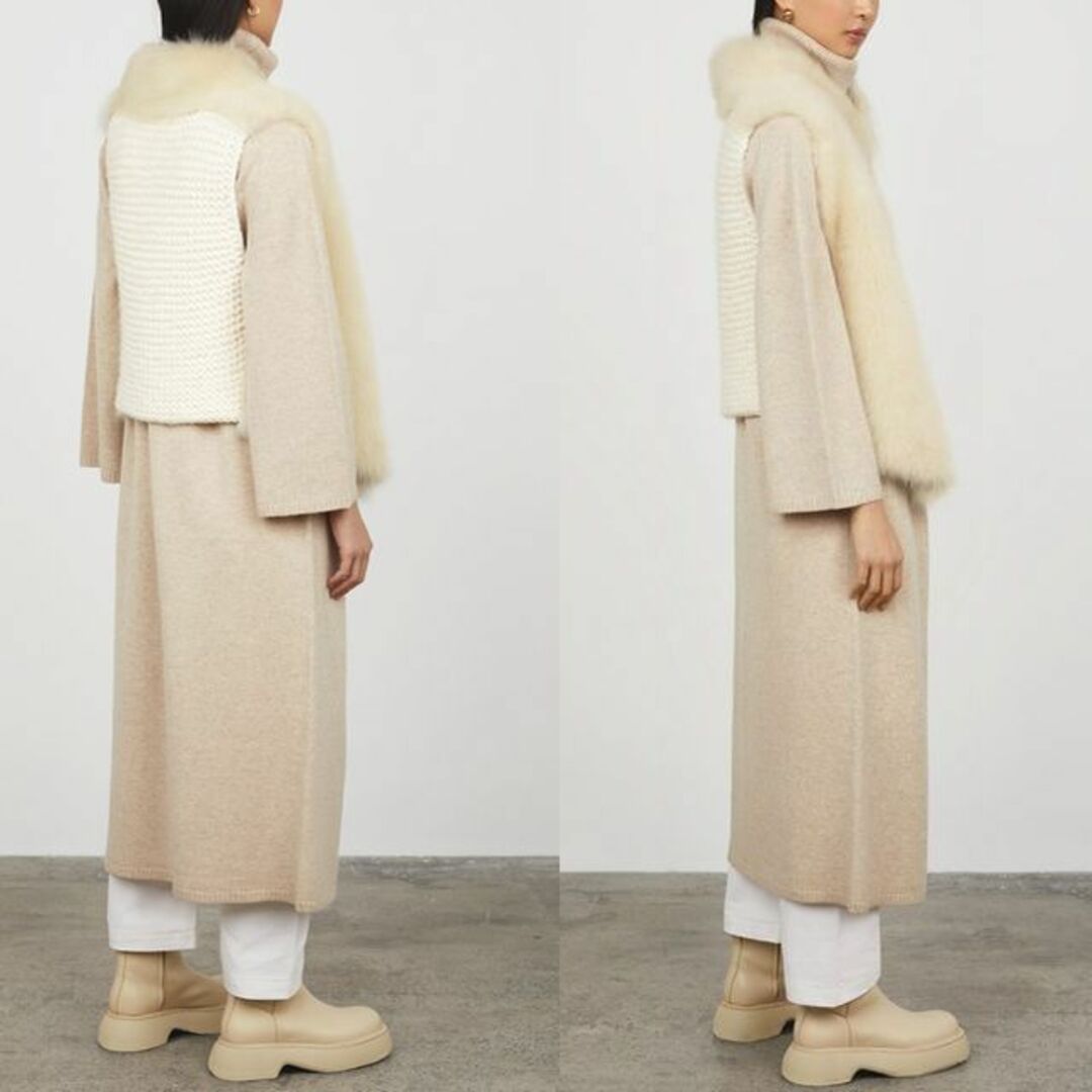 定価11万円】 GUSHLOW&COLE ニット&トスカーナムートンベスト-