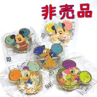 ディズニー(Disney)の【非売品】TDS ピンバッチ ミッキーシルエット 5周年 ５種(キャラクターグッズ)