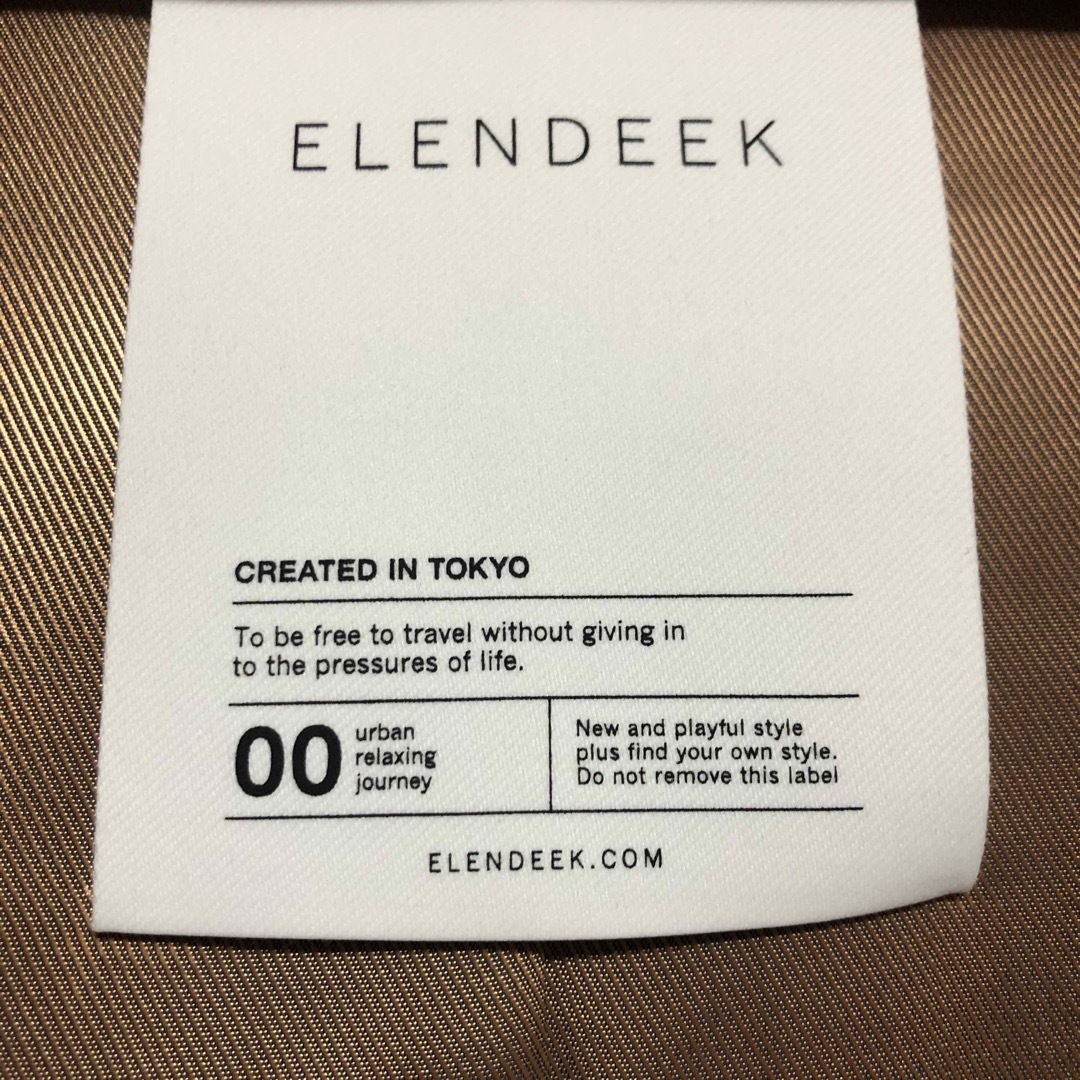 ELENDEEK エレンディーク ショートムートンコート ブラウン