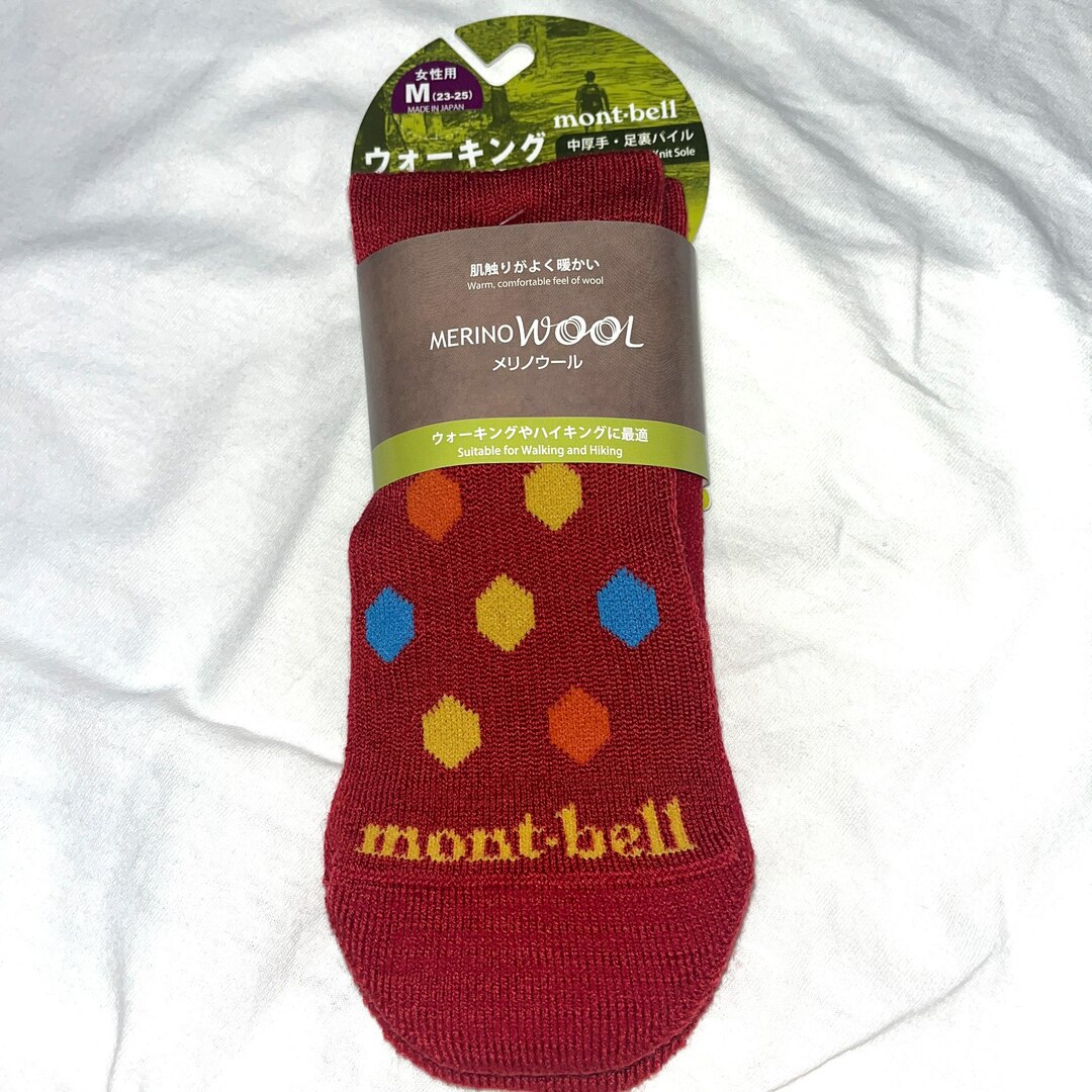 mont bell(モンベル)のmontbell  メリノウール ウォーキング ショートソックス メンズのレッグウェア(ソックス)の商品写真