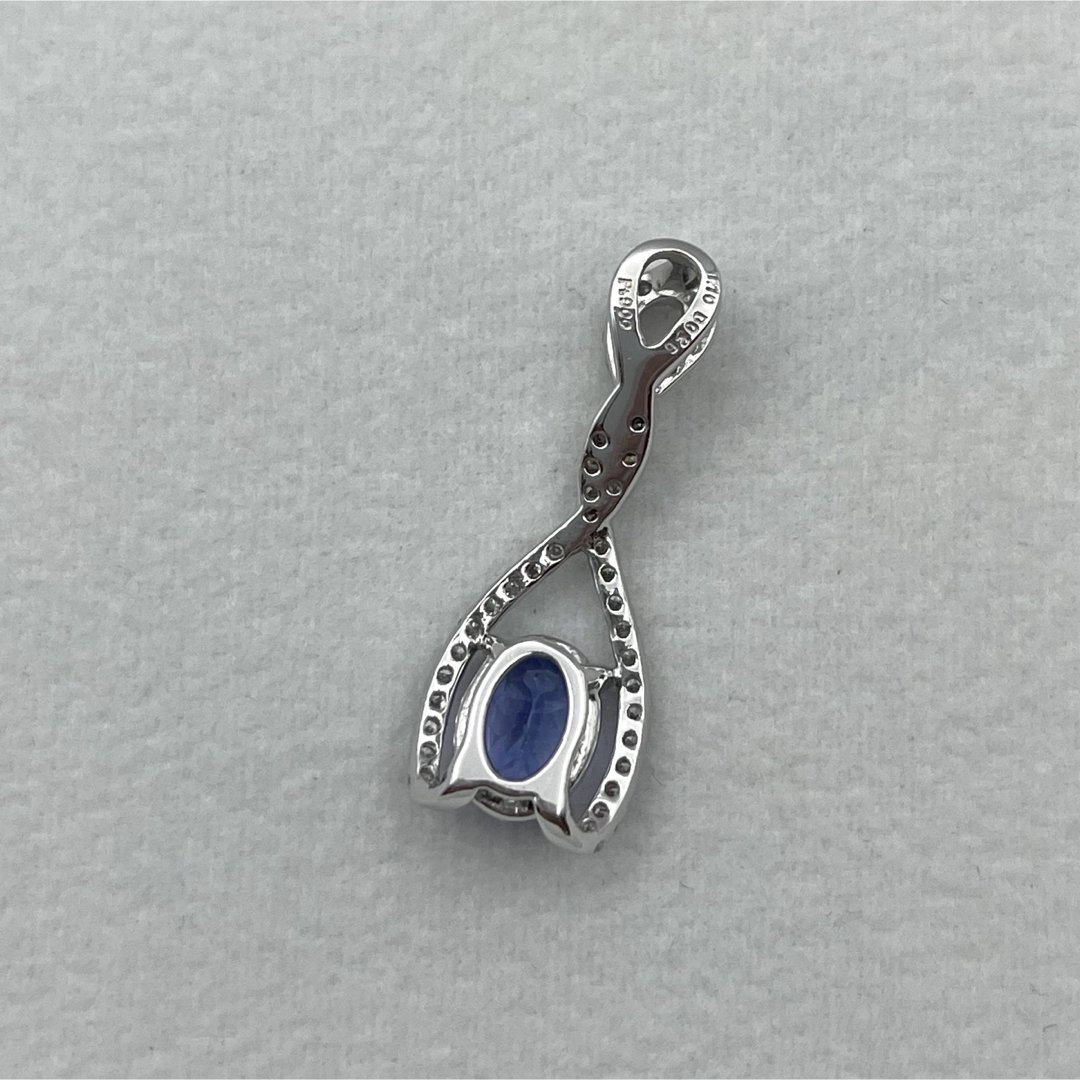 pt900 タンザナイト1.1ct ダイヤ0.26ct ペンダントトップ pt900 タンザナイト1.1ct ダイヤ0.26ct ペンダントトップ
