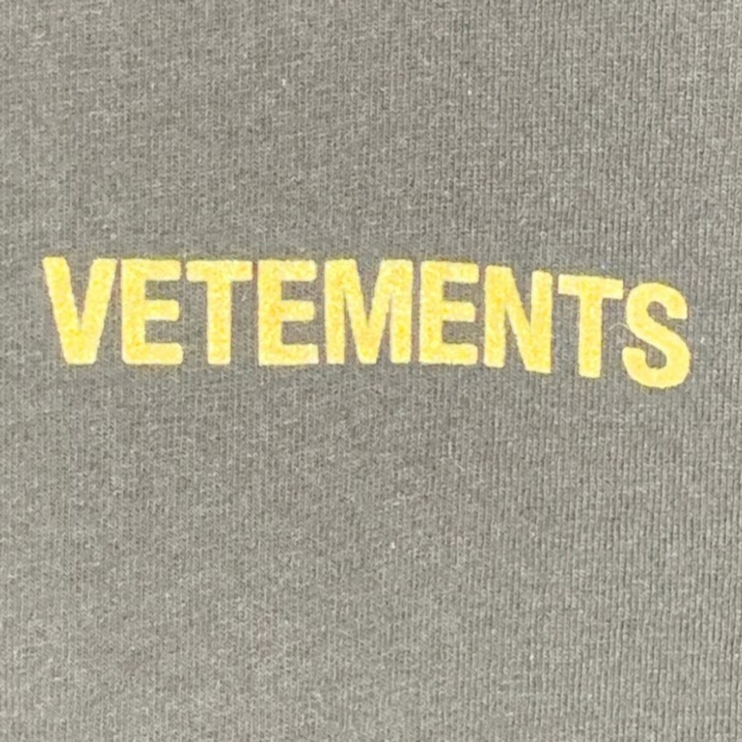 VETEMENTS ヴェトモン 20AW プリント Tシャツ ブラック UAH21TR500-M Size M