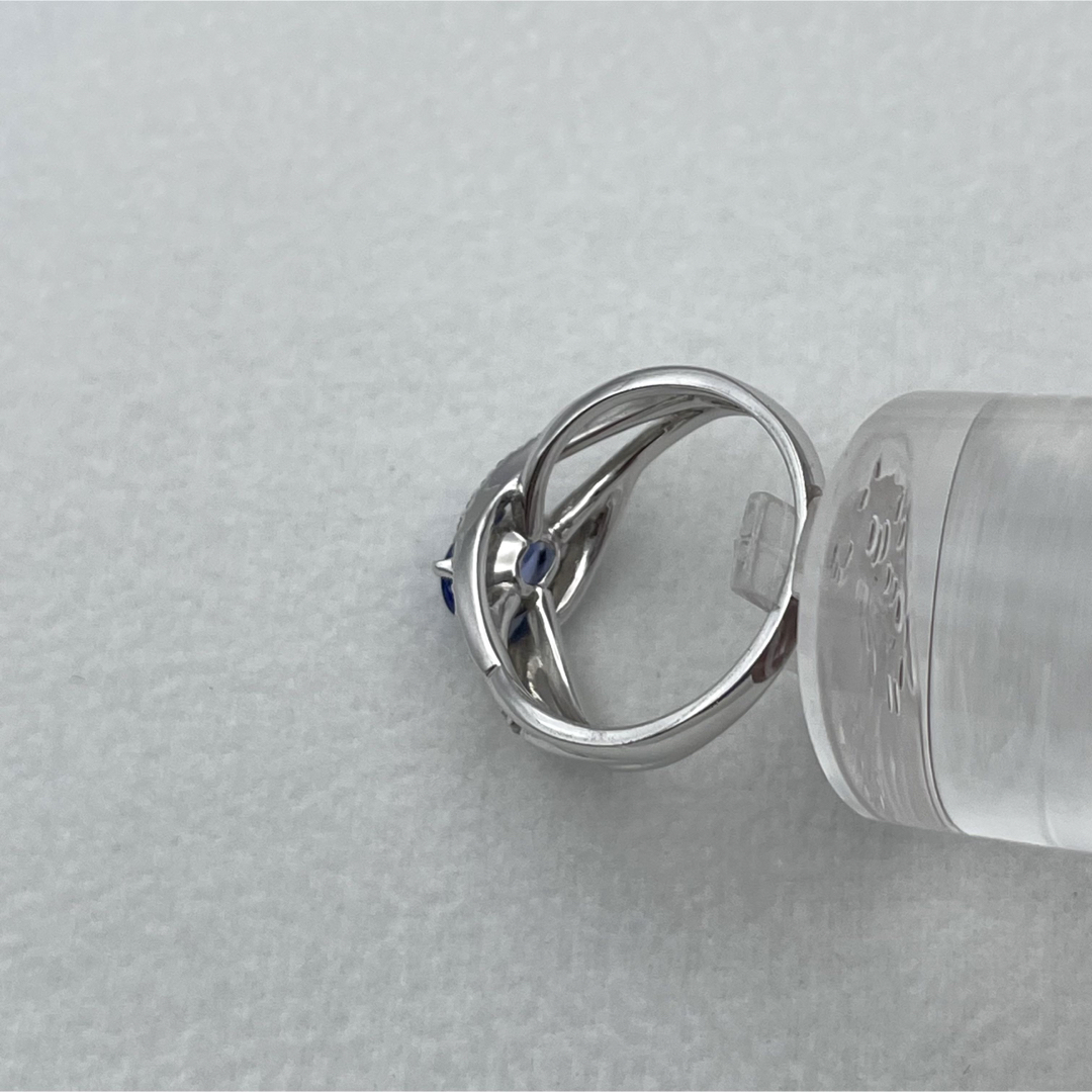k18WG タンザナイト0.78ctダイヤ0.2ct リング レディースのアクセサリー(リング(指輪))の商品写真