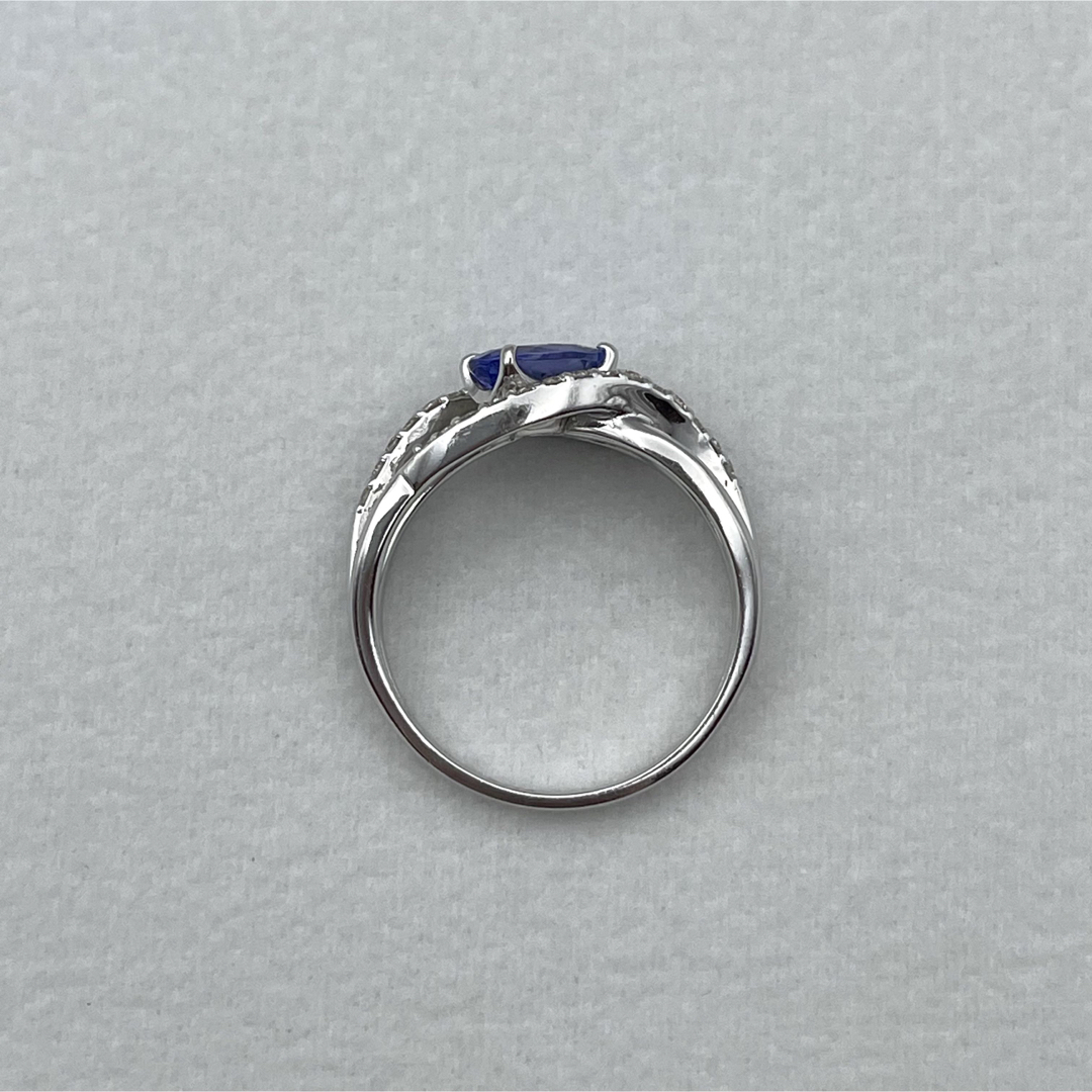 k18WG タンザナイト0.78ctダイヤ0.2ct リング レディースのアクセサリー(リング(指輪))の商品写真