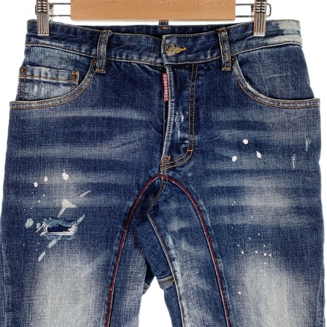 DSQUARED2 ディースクエアード Kenny cropped jean.