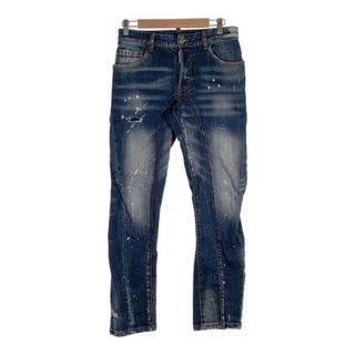 ディースクエアード(DSQUARED2)のDSQUARED2 ディースクエアード 18SS Classic Kenny Twist Jean クラシックケニーツイストジーンズ ペンキ ダメージ加工 Size 44(デニム/ジーンズ)