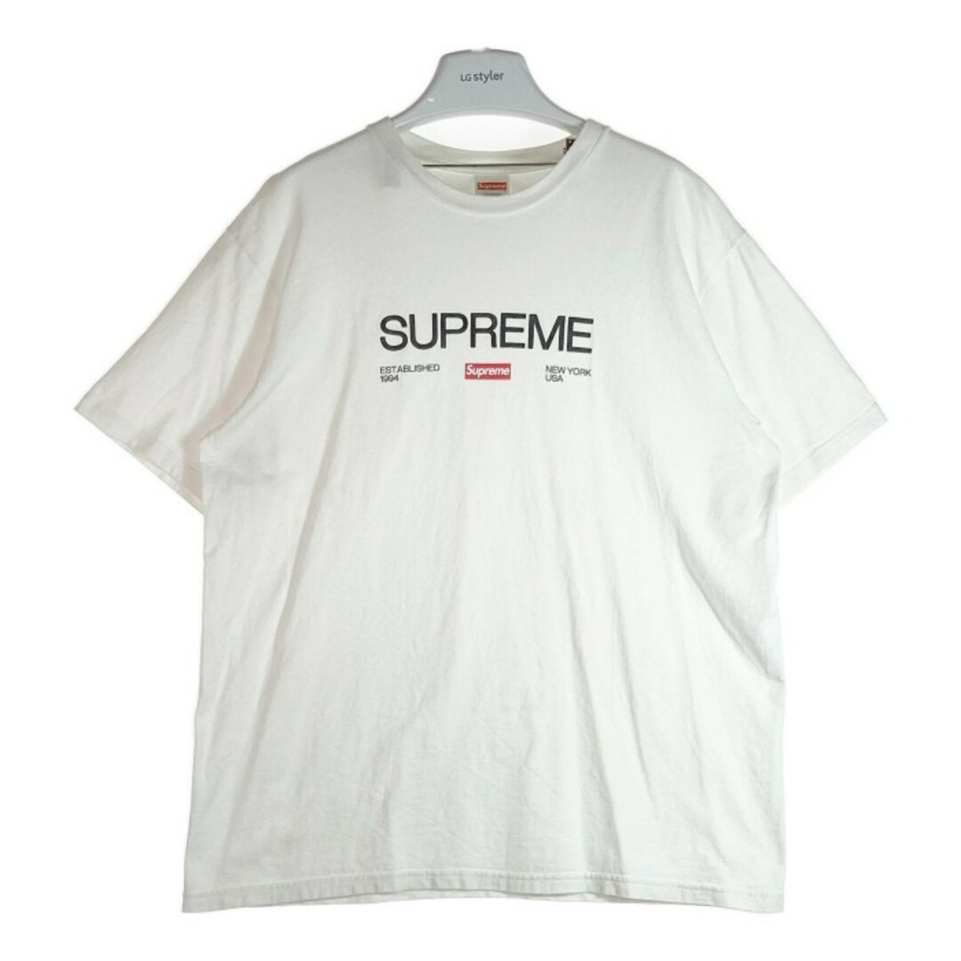 21AW XLサイズ Supreme Est. 1994 Tee グレー