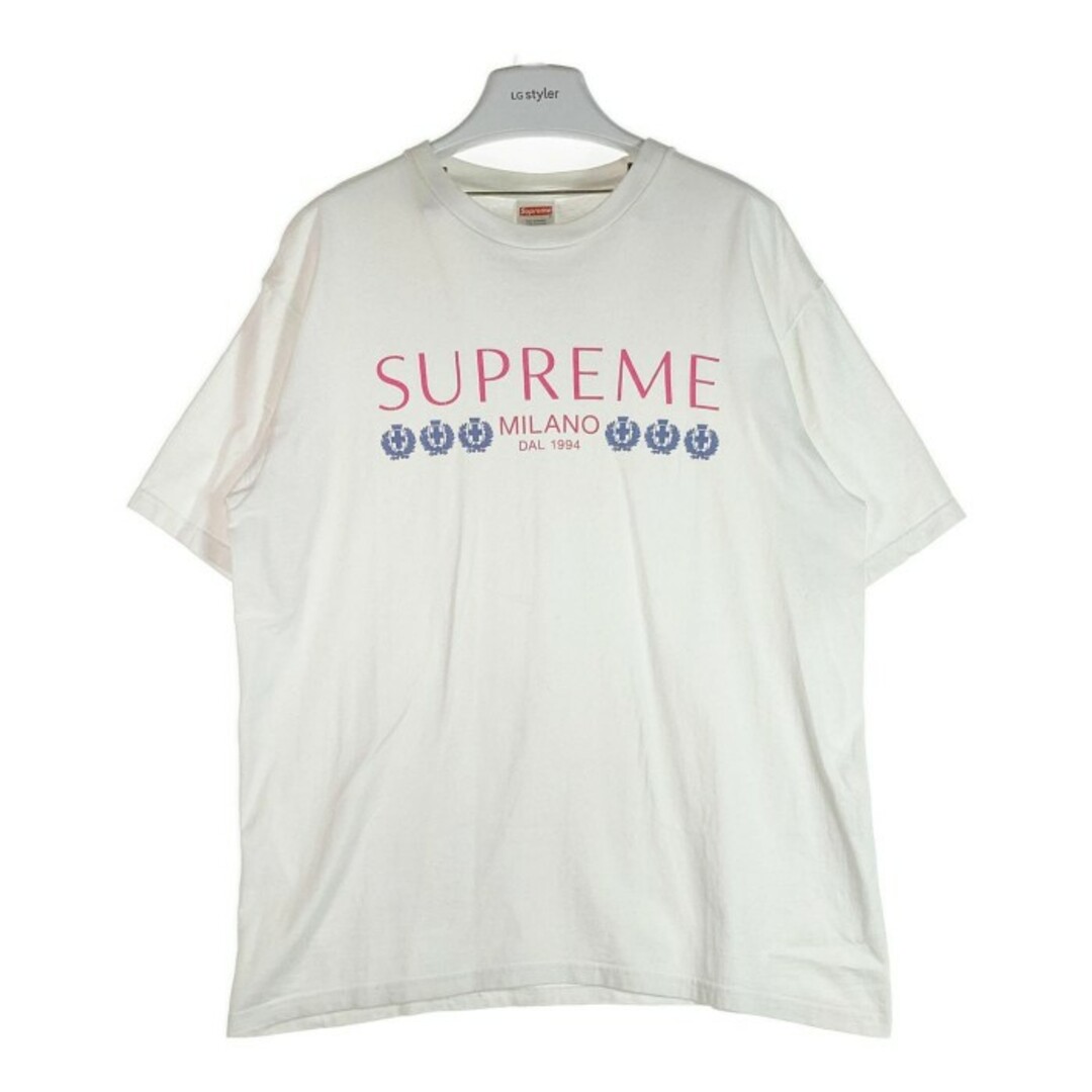 SUPREME　21SS Milano Tee ミラノ ロゴTシャツ