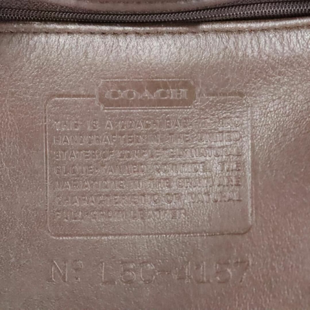 OLD COACH オールドコーチ トートバッグ ダークブラウン 本革 極上品 2