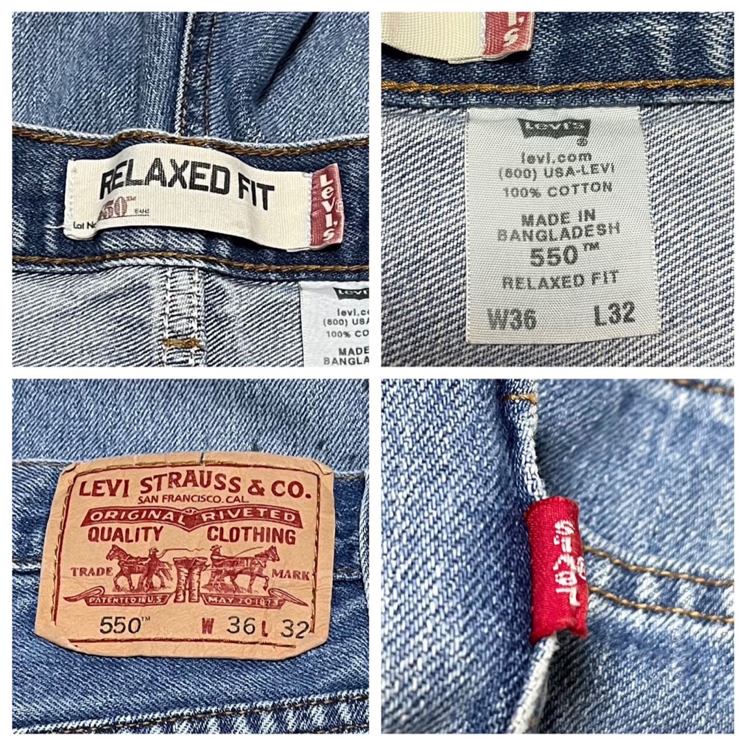 ＊6972 levis リーバイス　550 テーパード　デニムパンツ w36 5