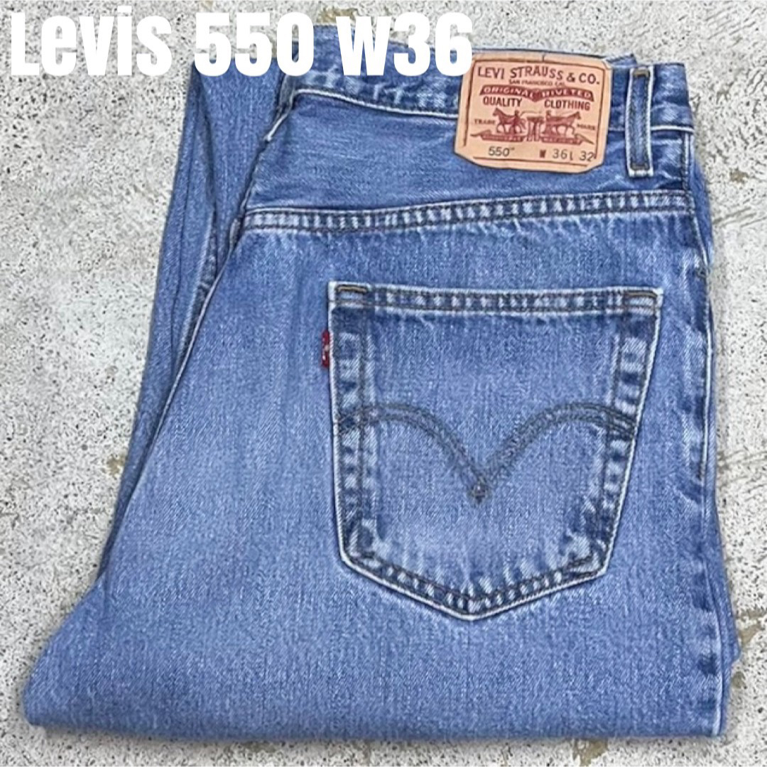 ＊6972 levis リーバイス　550 テーパード　デニムパンツ w36