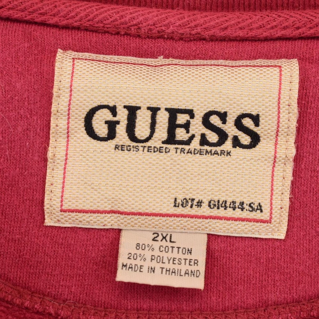 GUESS(ゲス)の古着 90年代 ゲス Guess ロゴスウェット トレーナー メンズXXXL ヴィンテージ /eaa353306 メンズのトップス(スウェット)の商品写真