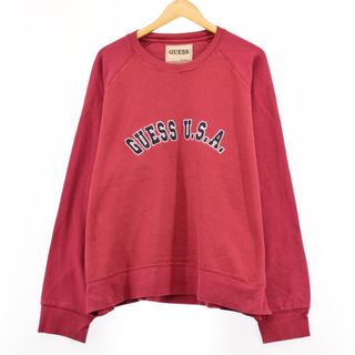 ゲス(GUESS)の古着 90年代 ゲス Guess ロゴスウェット トレーナー メンズXXXL ヴィンテージ /eaa353306(スウェット)